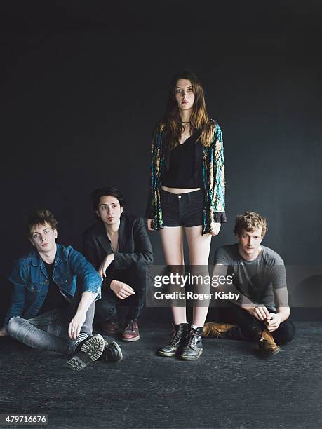 Band Wolf Alice poses for a portrait backstage at The FADER FORT Presented by Converse during SXSW on March 19, 2015 in Austin, Texas.