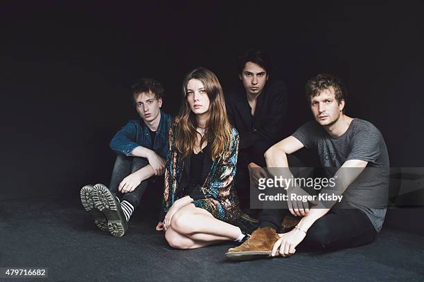 Band Wolf Alice poses for a portrait backstage at The FADER FORT Presented by Converse during SXSW on March 19, 2015 in Austin, Texas.