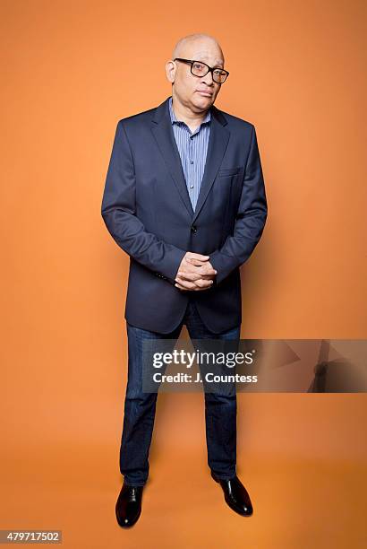 Comedian/TV host Larry Wilmore poses for a portrait at the American Black Film Festival on June 14, 2015 in New York City.