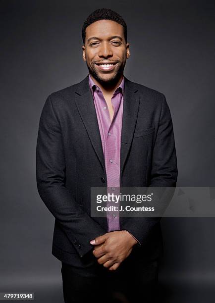 Actor Jocko Sims poses for a portrait at the American Black Film Festival on June 12, 2015 in New York City.