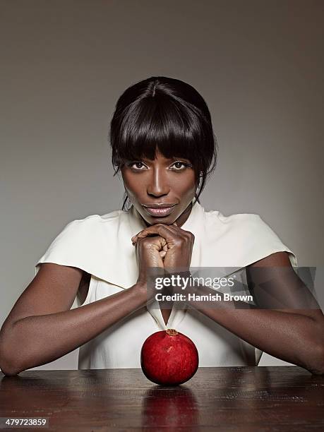 Cook, tv presenter and former model Lorraine Pascale is photographed for ES magazine on January 7, 2014 in London, England.