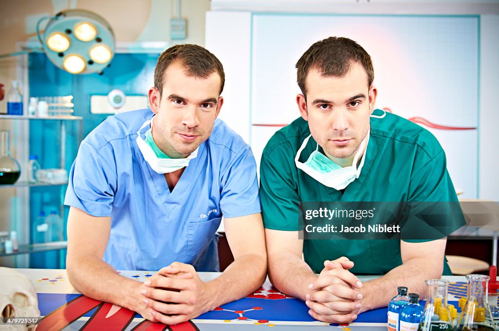 Doctors, twin brothers and tv presenters Chris Van Tulleken and Xand