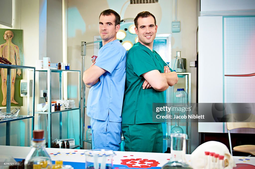 Doctors, twin brothers and tv presenters Chris Van Tulleken and Xand