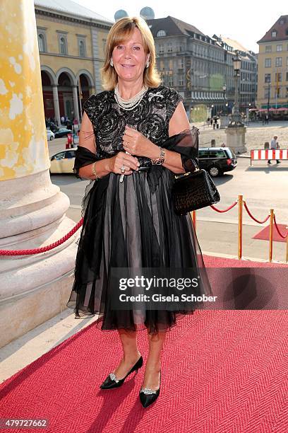 Princess Uschi, Ursula of Bavaria during the premiere of the opera 'Arabella' on July 6, 2015 in Munich, Germany.