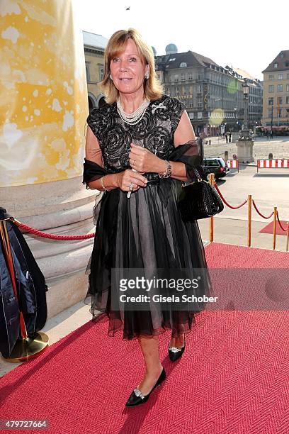 Princess Uschi, Ursula of Bavaria during the premiere of the opera 'Arabella' on July 6, 2015 in Munich, Germany.