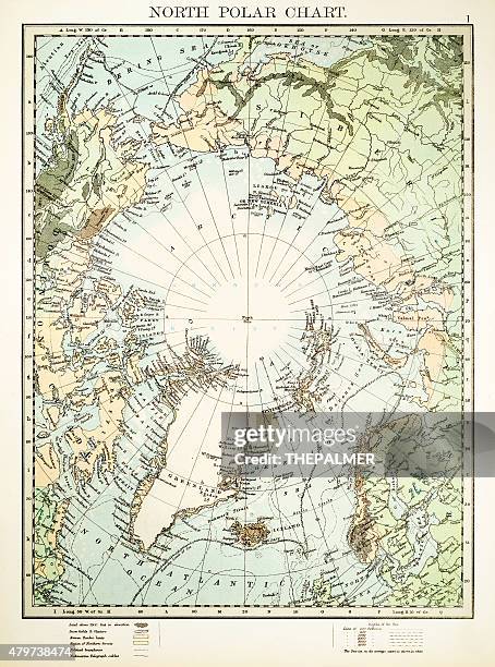 north polar tabelle 1897 - nordpol stock-grafiken, -clipart, -cartoons und -symbole