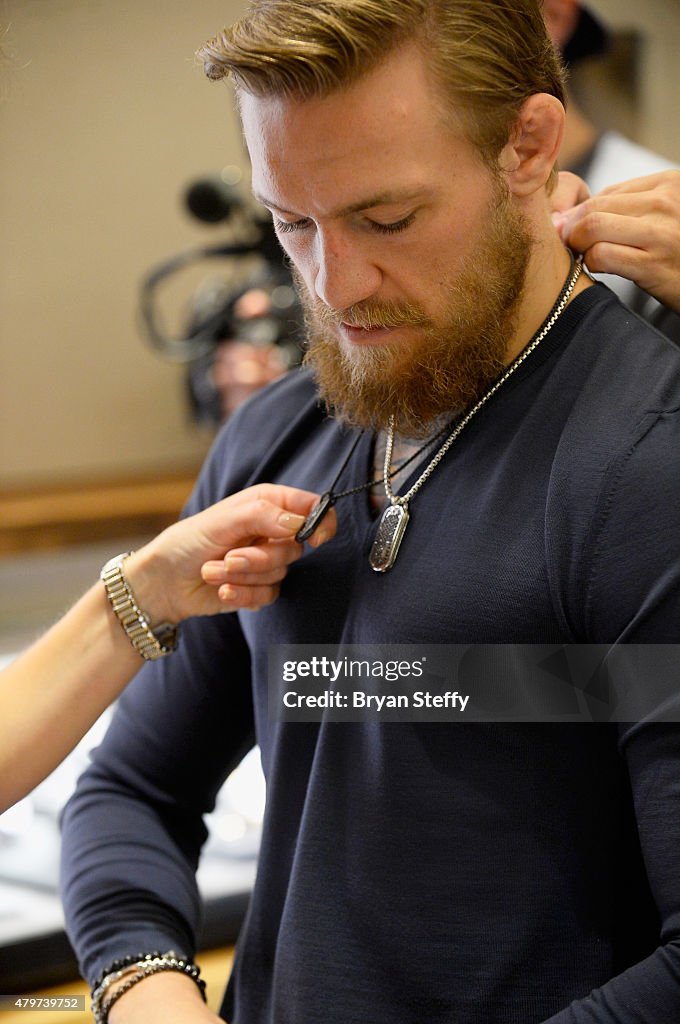David Yurman With Conor McGregorHosts An In-Store Event In Las Vegas, NV