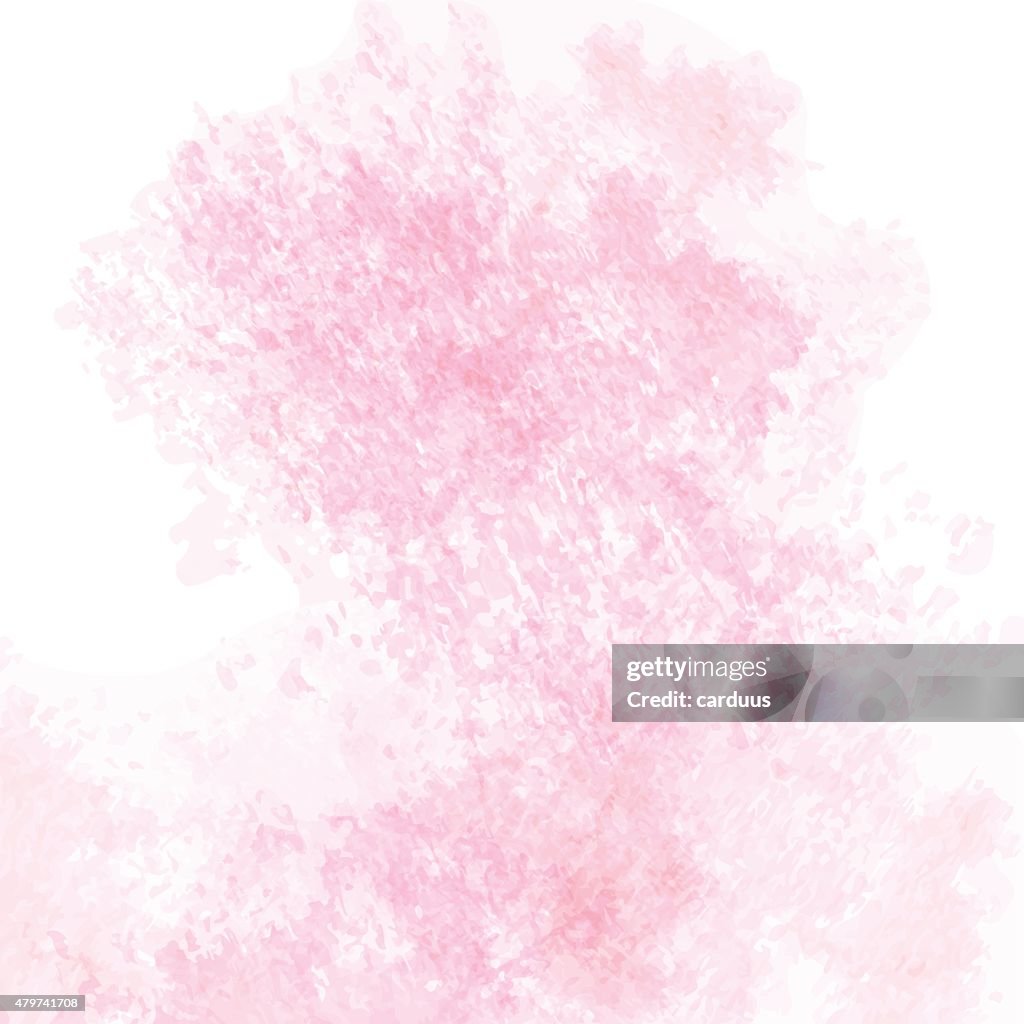 Abstract pink watercolor background