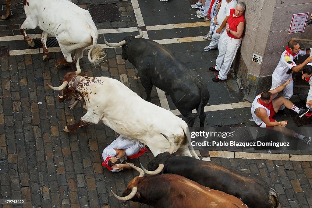 San Fermin Running of the Bulls 2015 - Day 2