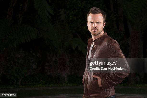 Actor Aaron Paul is photographed for USA Today on February 21, 2014 in Century City, California. PUBLISHED IMAGE.