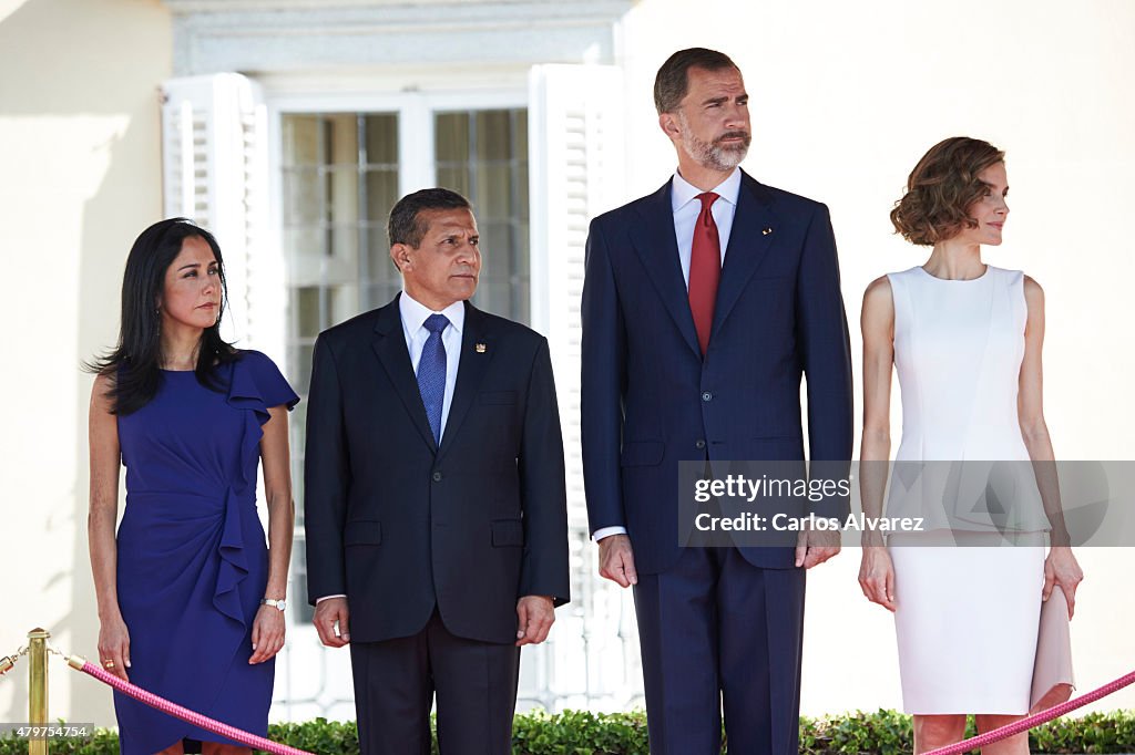 Spanish Royals Meet President of Peru