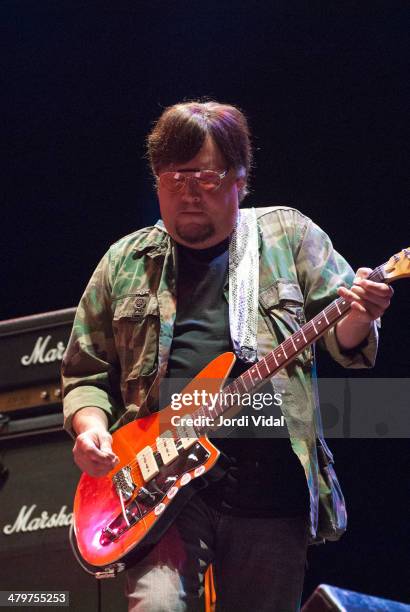 Ron Asheton of Iggy Pop and The Stooges performs on stage on Day 1 of Azkena Rock Festival 2006 at Recinto Mendizabala on August 31, 2006 in...