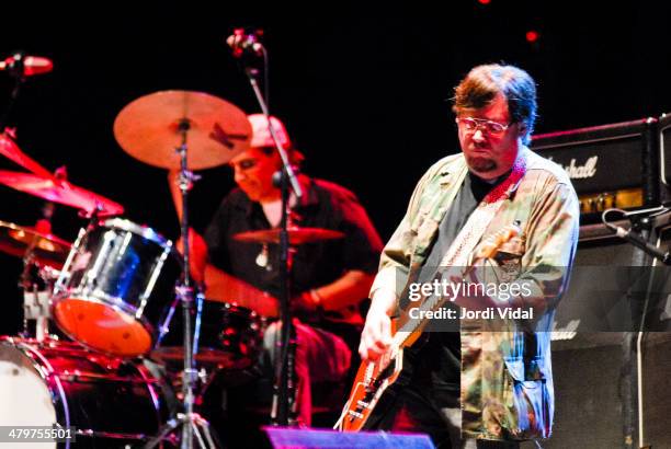 Scott Asheton and Ron Asheton of The Stooges perform on stage on Day 1 of Azkena Rock Festival 2006 at Recinto Mendizabala on August 31, 2006 in...