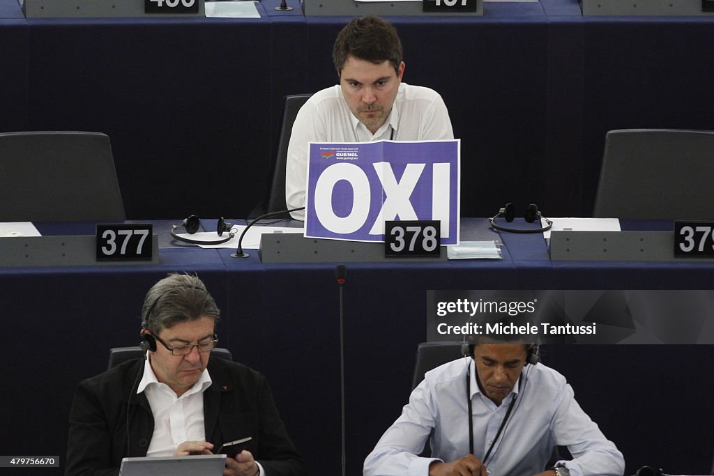 European Parliament Meets As Greece Crisis Festers