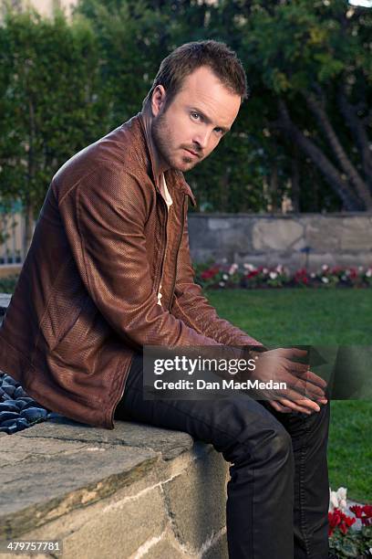 Actor Aaron Paul is photographed for USA Today on February 21, 2014 in Century City, California. PUBLISHED IMAGE.