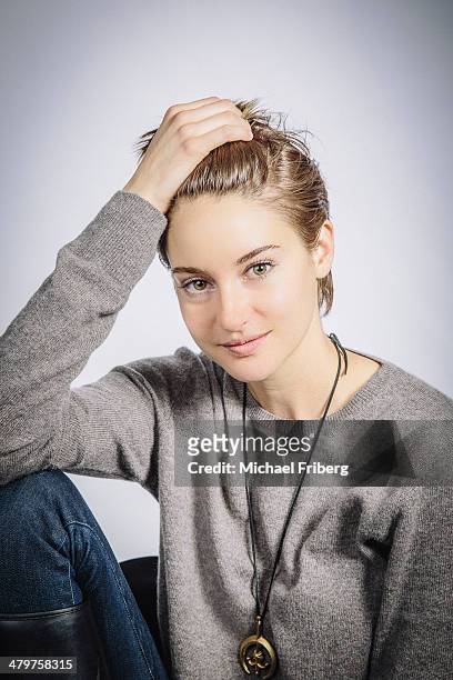 Actress Shailene Woodley is photographed for Variety on January 18, 2014 in Park City, Utah.