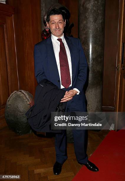 Jon Sopel attends the annual Ultimate News Quiz for Action for Children and Restless Development at the London Film Museum on March 20, 2014 in...