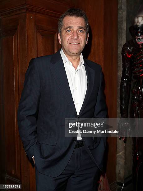 Steve Scott attends the annual Ultimate News Quiz for Action for Children and Restless Development at the London Film Museum on March 20, 2014 in...