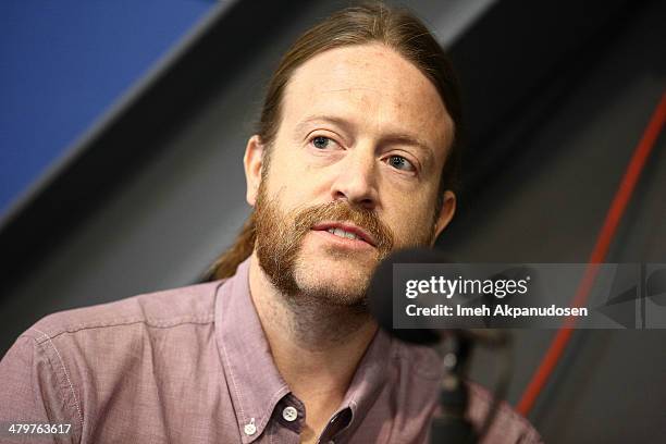 Vacation Vinyl store owner Mark Thompson attends the 2014 Record Store Day press conference at Amoeba Music on March 20, 2014 in Hollywood,...