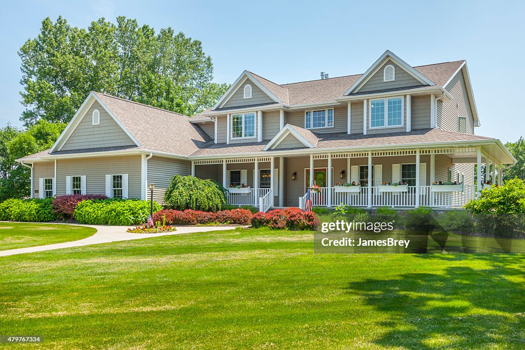 Large, Perfect, Maintenance Free Home With Covered Porch