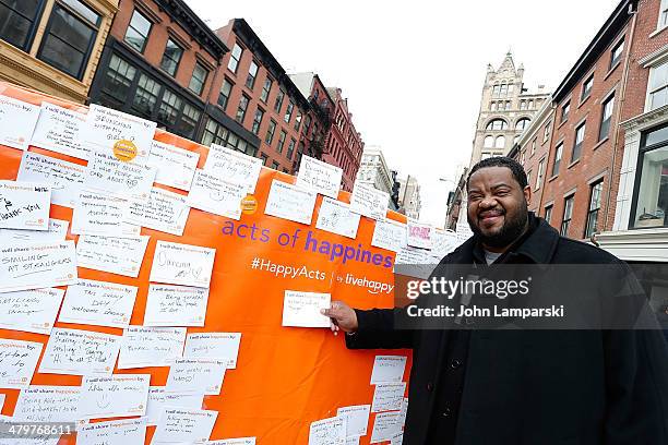 Actor Grizz Chapman attends the 2014 International Day Of Happiness at Union Square on March 20, 2014 in New York City.