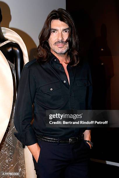 Fashion designer Stephane Rolland attends his show as part of Paris Fashion Week Haute Couture Fall/Winter 2015/2016 on July 7, 2015 in Paris, France.