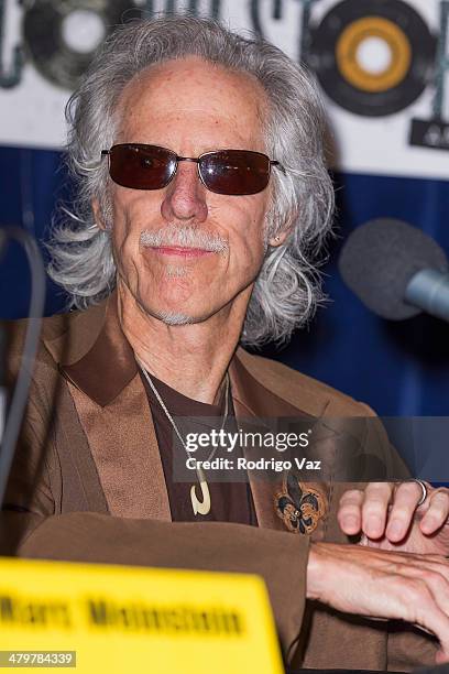 Musician John Densmore attends the Record Store Day LA Press Conference 2014 at Amoeba Music on March 20, 2014 in Hollywood, California.