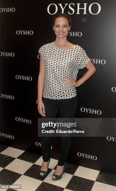 Actress Michelle Jenner attends 'Oysho' new collection presentation photocall at Oysho store on March 20, 2014 in Madrid, Spain.