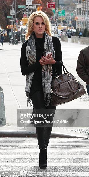Peta Murgatroyd is seen on November 15, 2012 in New York City.