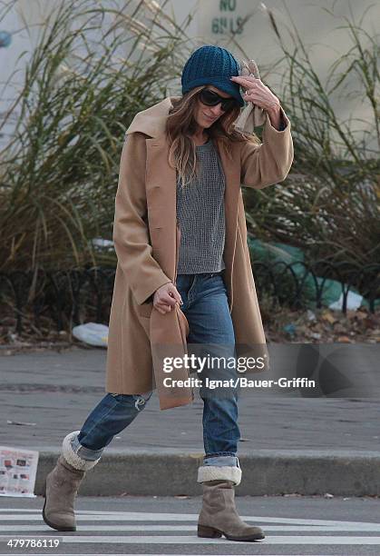 Sarah Jessica Parker is seen on November 15, 2012 in New York City.