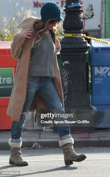 Sarah Jessica Parker is seen on November 15, 2012 in New York City.