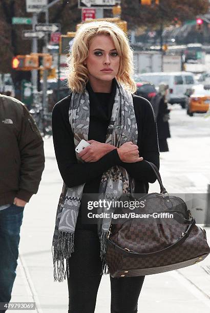 Peta Murgatroyd is seen on November 15, 2012 in New York City.