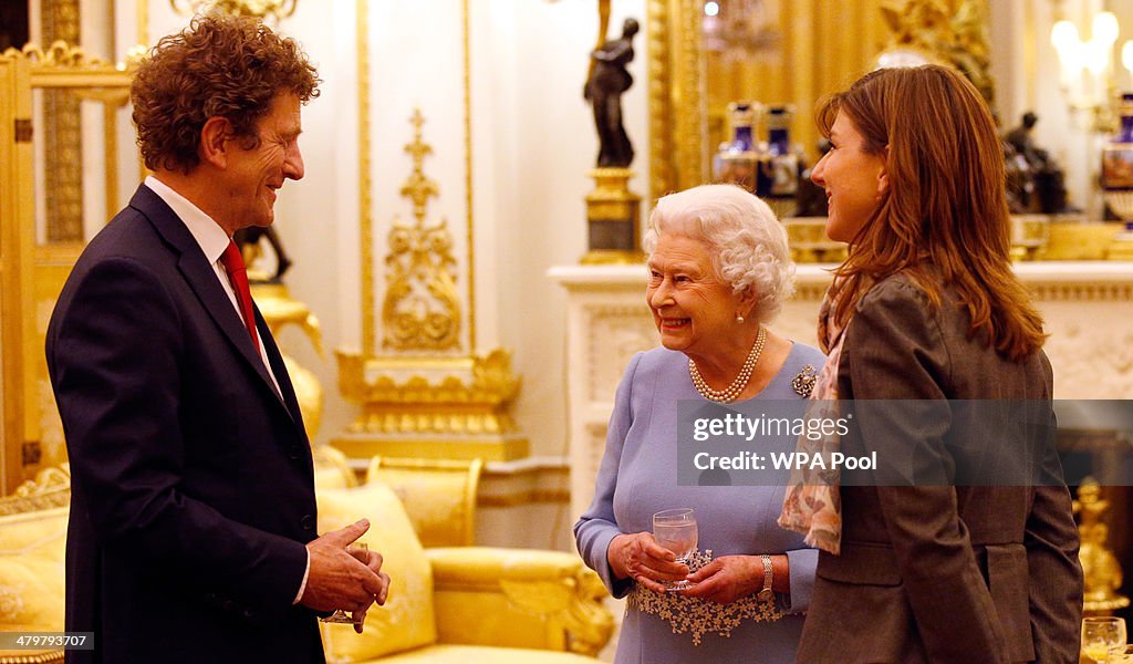 Queen Elizabeth II Attends Lieutenant Governors Reception At Buckingham Palace