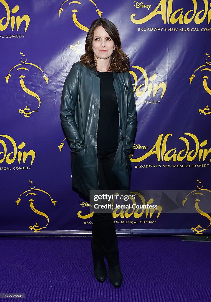 "Aladdin" On Broadway Opening Night - Arrivals & Curtain Call
