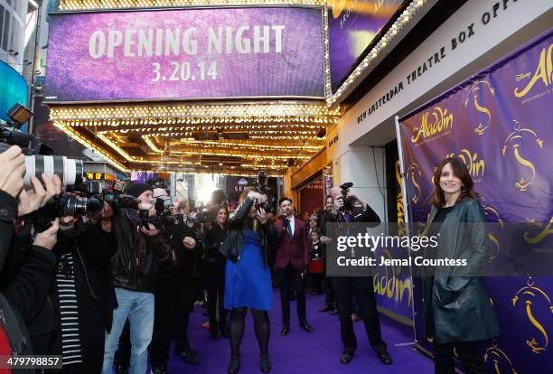 Actress/comedian Tina Fey attends the "Aladdin" On Broadway Opening Night at New Amsterdam Theatre on March 20, 2014 in New York City.