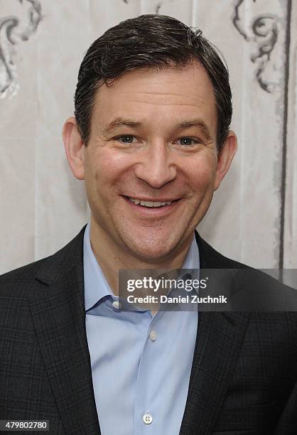 Dan Harris attends AOL Build to discuss Daniel Goleman's book "Force for Good: The Dalai Lama's Vision for Our World"at AOL Studios In New York on...