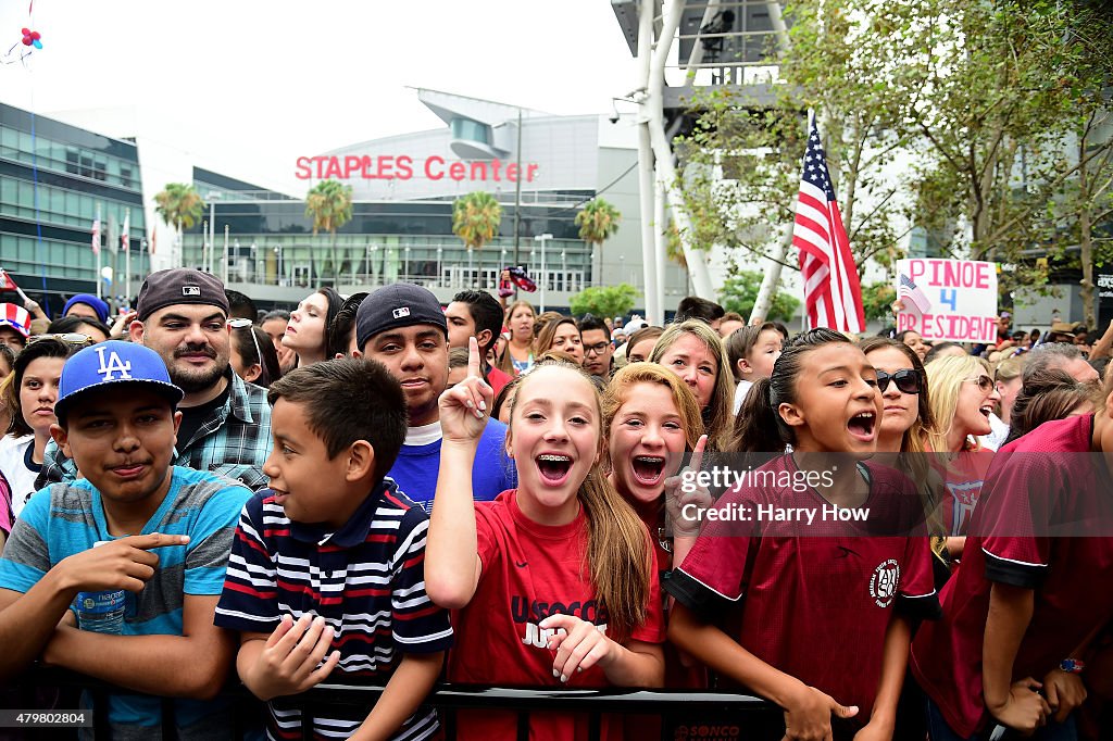 United States Women's World Cup Championship Rally