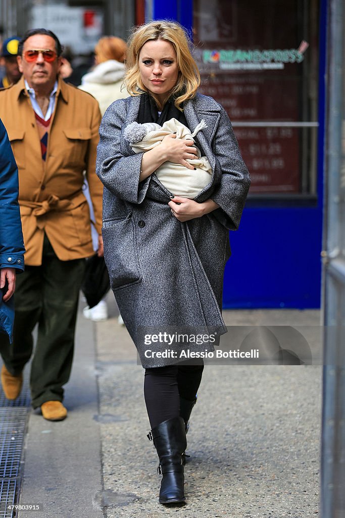 Celebrity Sightings In New York City - March 20, 2014