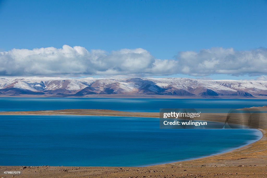 Landscape of Zhari Namco,Western Tibet