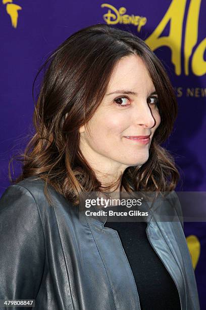 Tina Fey attends the "Aladdin" On Broadway Opening Night at The New Amsterdam Theatre on March 20, 2014 in New York City.