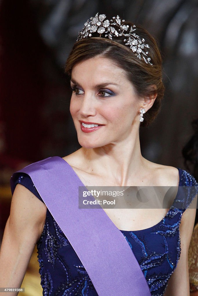 Spanish Royals Host a Dinner for President of Peru