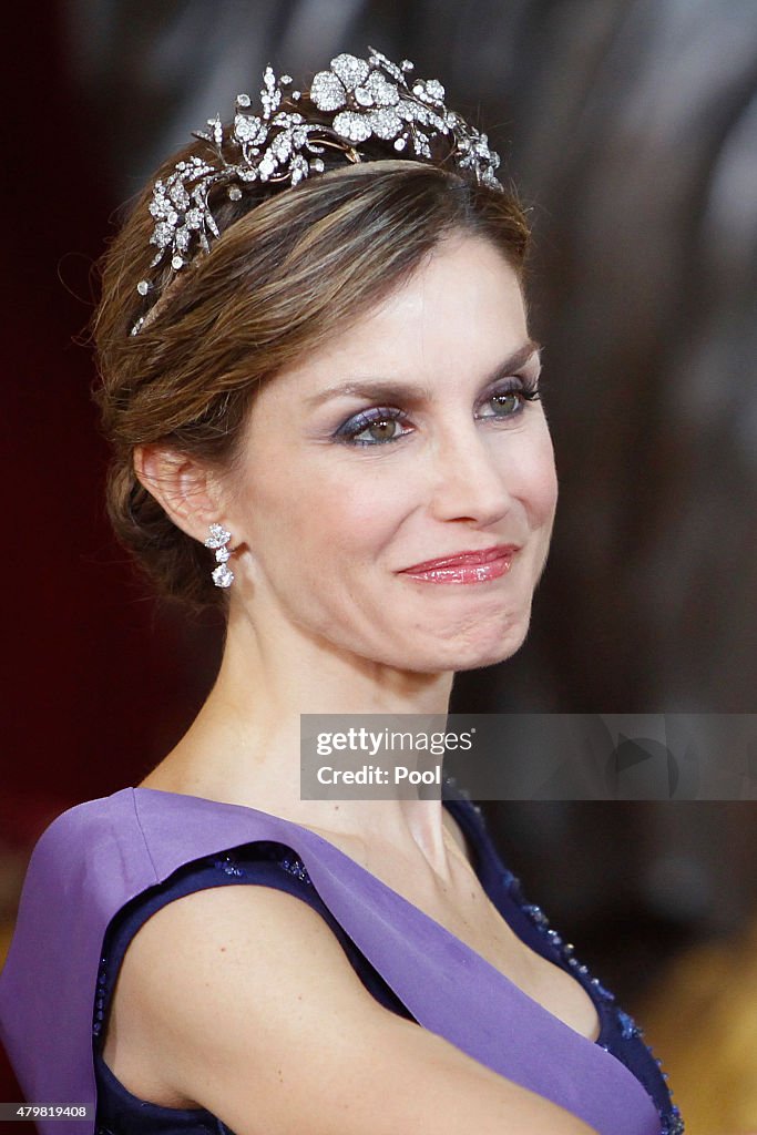 Spanish Royals Host a Dinner for President of Peru