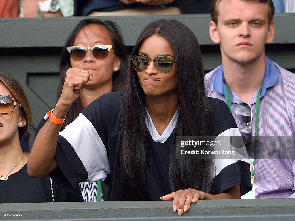 Celebrities At Wimbledon 2015