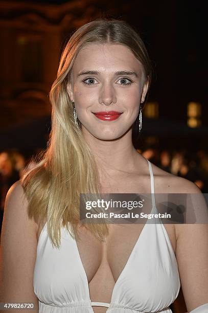 Gaia Weiss attends Tory Burch Paris Flagship Opening after party at on July 7, 2015 in Paris, France.