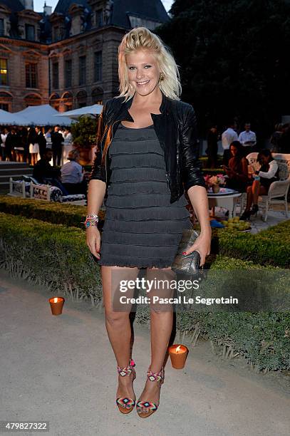 Micky Green attends the Tory Burch Paris Flagship store opening after party at on July 7, 2015 in Paris, France.