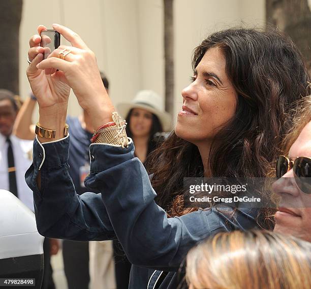 Director Francesca Gregorini attend Ringo Starr's birthday fan gathering at Capitol Records on July 7, 2015 in Hollywood, California.