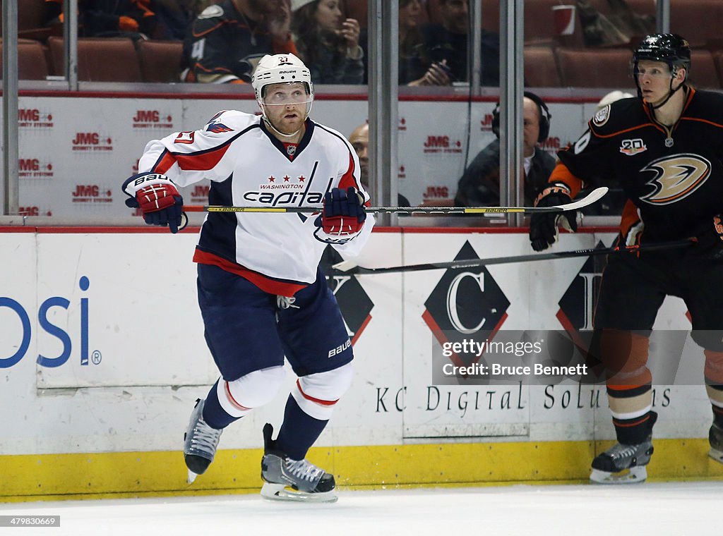 Washington Capitals v Anaheim Ducks