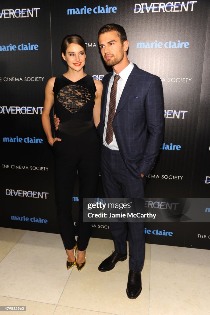 Marie Claire & The Cinema Society Host A Screening Of Summit Entertainment's "Divergent" - Inside Arrivals