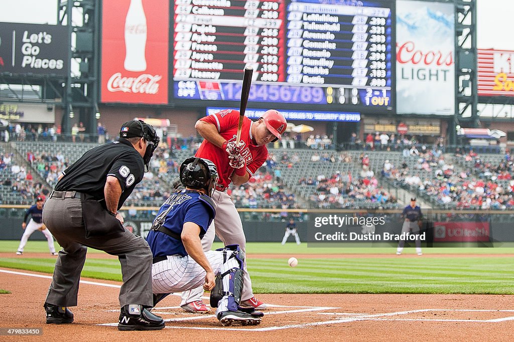 Los Angeles Angels of Anaheim v Colorado Rockies