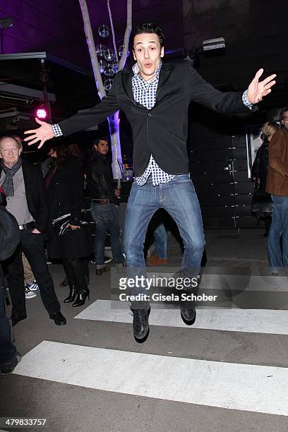 Marvin Herzsprung attends the 30 year anniversary celebration of the club P1 on March 20, 2014 in Munich, Germany.